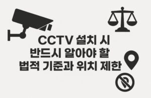 CCTV 설치시 반드시 알아야 할 기준과 위치제한-썸네일