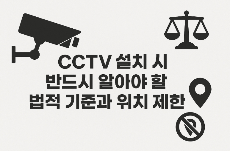 CCTV 설치시 반드시 알아야 할 기준과 위치제한-썸네일