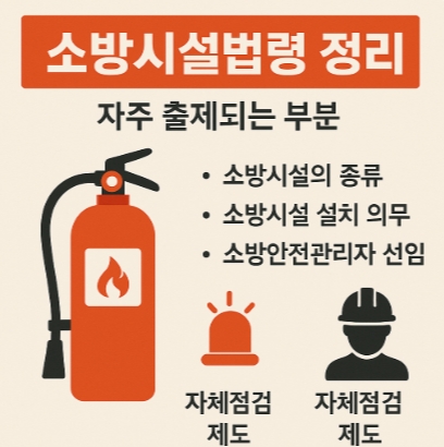 소방시설법령 정리-자주 출제되는 부분 정리-썸네일