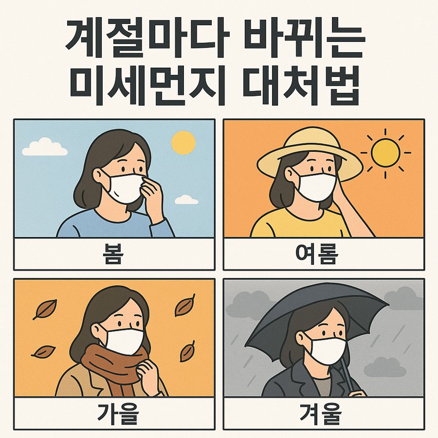 계절에 따라 달라지는 미세먼지 대처법과 건강을 지키는 실천 전략 관련 이미지