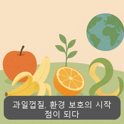 과일껍질, 환경 보호의 시작점이 되다